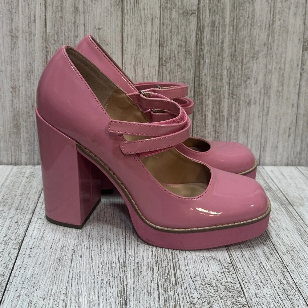 Steve Madden Twice Mary Jane Platform Pumps